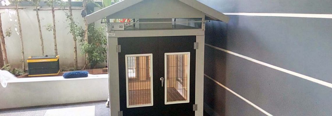 รีวิวบ้านสุนัขไซส์ L สีดำจ้า