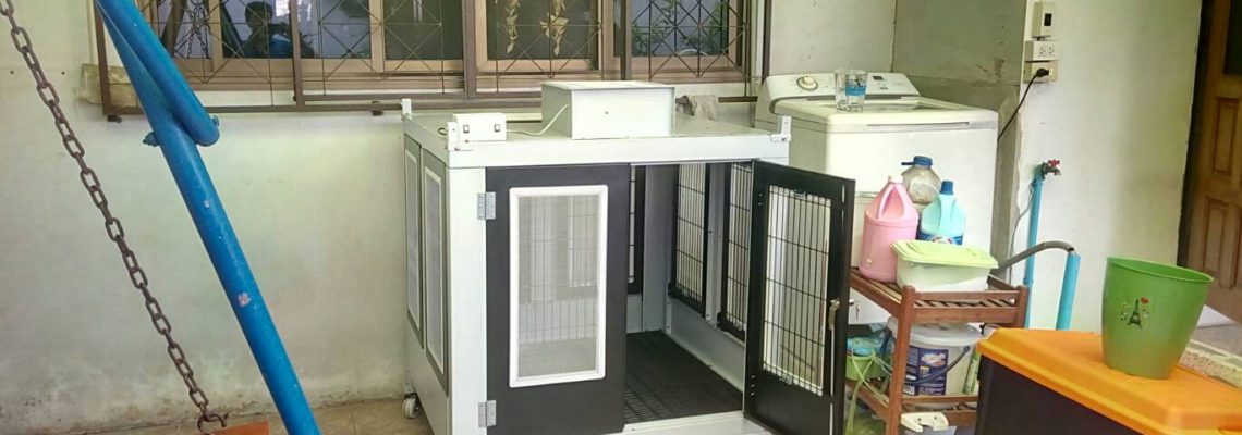 รีวิวบ้านสุนัขไซส์ M สีดำไม่รับหลังคาจ้า