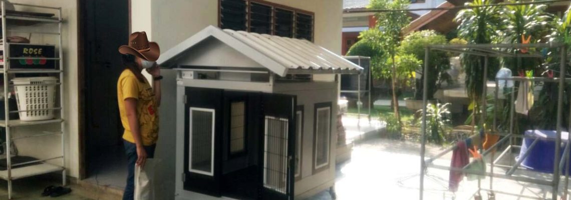 รีวิวบ้านสุนัขไซส์ L สีดำค่า